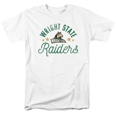 Мужская официальная футболка Raiders из Университета штата Райт, белая