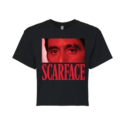 Женская футболка Scarface Tony Eyes, черная