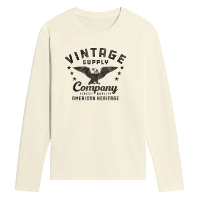 Мужской лонгслив Instant Message Vintage Supply, натуральный