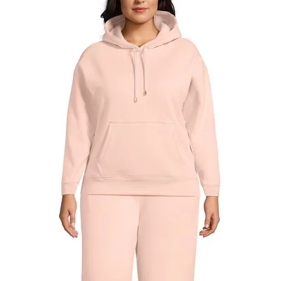 Женская толстовка с капюшоном Serious Sweats свободного кроя с длинным рукавом синего цвета