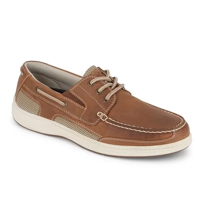 Мужские лодочные туфли Dockers Beacon кожаные, темно‑песочные