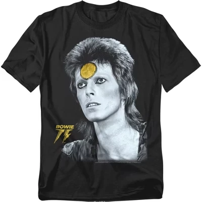 Мужская футболка David Bowie Golden Bowie, черная