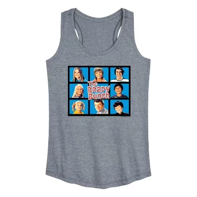 Женская майка The Brady Bunch Hollywood Squares, серая