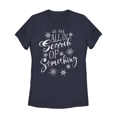 Женская футболка All Searching синего цвета