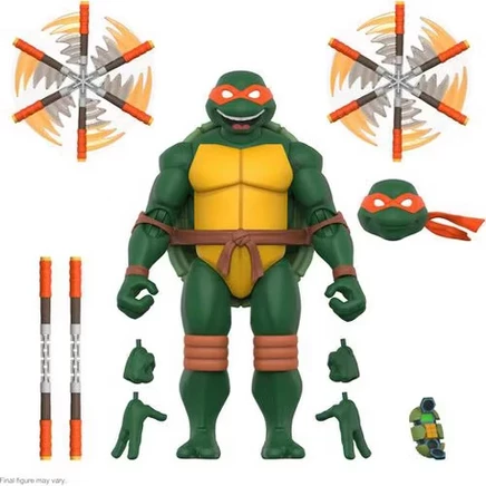 Фигурка Super7 Michelangelo из серии Черепашки-ниндзя, 7″