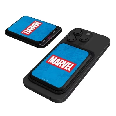 Черный магнитный кошелек с логотипом Marvel Comics для кредитных карт marvel