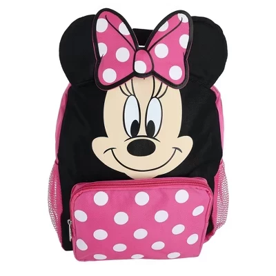 Детский рюкзак Disney Minnie Big Face 30 см, розовый
