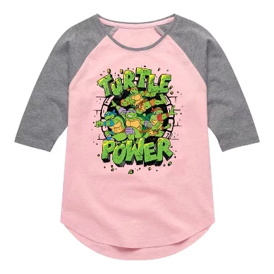 Футболка Turtle Power New Shirt Tail Raglan с графическим рисунком