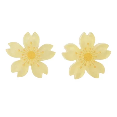 Украшения для шнурков Unique Bargains, 1 пара, желтые