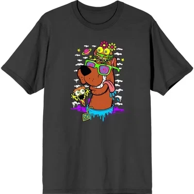 Мужская футболка Scooby Doo «Пёс в очках», графитовая