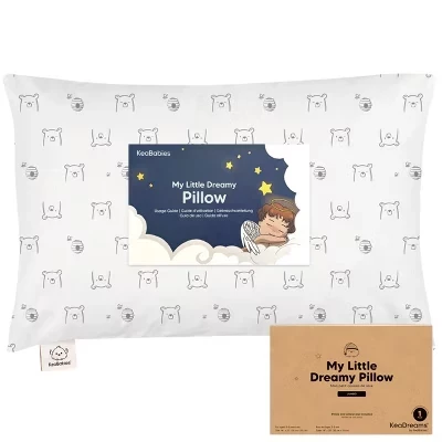 Подушка KeaBabies 36×51 см из органического хлопка, bumble bear