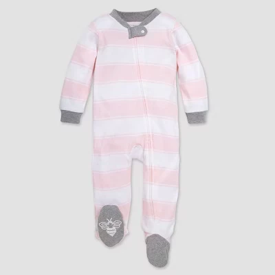 Слип Burt's Bees Baby из органического хлопка, розовая