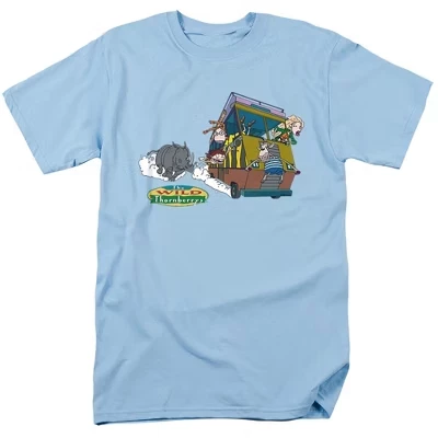 Футболка для взрослых Wild Thornberrys Runaway Rhino светло-голубая светло-голубая
