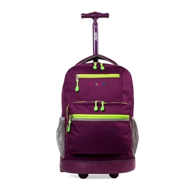 Рюкзак на колесах JWorld Sunlight 18″, фиолетовый