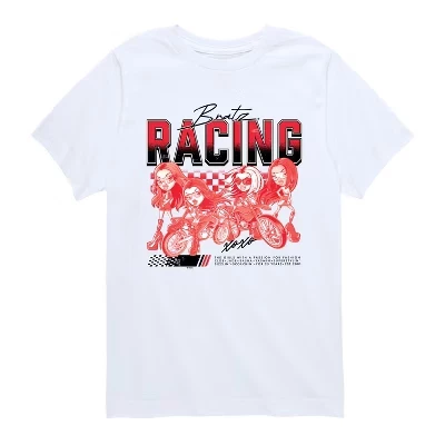 Boys' - ! - Racing Jersey Short Sleeve Graphic T-Shirt white