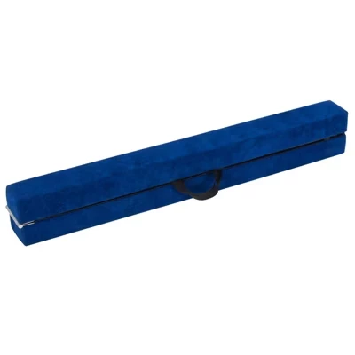 Гимнастическая перекладина Gymax 8FT Folding Balance Beam из пенопласта с основанием из цельного дерева и противоскользящим дном для детей и подростков Синего / коричневого /розового / разноцветного / фиолетового / радужно-синего цвета