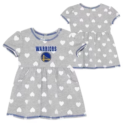 Детское платье NBA Golden State Warriors, серое