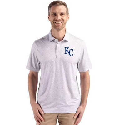 Полированное мужское поло Kansas City Royals Pike Eco Flora с принтом из переработанных материалов для больших и высоких мужчин