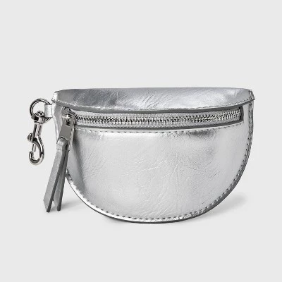 Сумка на пояс Universal Thread, серебристая