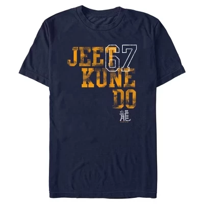 Мужская футболка Bruce Lee Jeet Kune Do 67, синяя