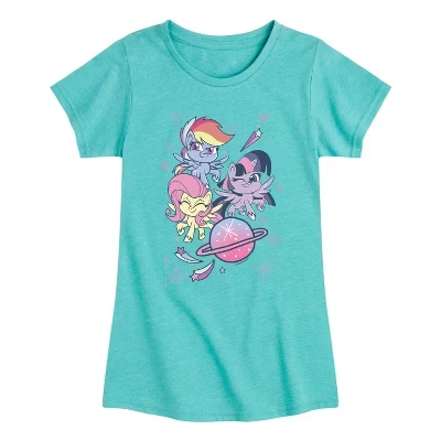 Детская футболка My Little Pony «Мир», бирюзовая
