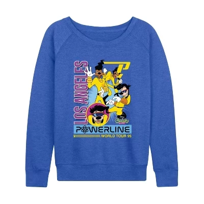 Женский лонгслив A Goofy Movie Los Angeles, синий