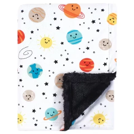 Плед для младенца Hudson Baby 76×102 см, плюшевый
