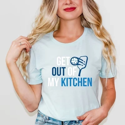 Пиклболл, Убирайся С Моей Кухни, Футболка с Коротким Рукавом