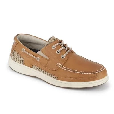 Мужские топсайдеры Dockers Beacon кожаные, светло-коричневые