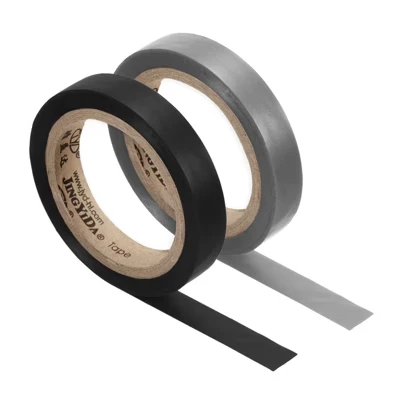 Тонкая липкая печать Аксессуары для теннисных ракеток для бадминтона Grip Finishing Tapes 26 футов 2 шт черный