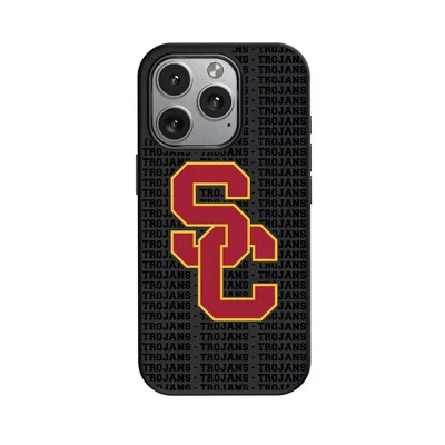 Текстовый фон NCAA Big Ten Universities, совместимый с MagSafe, чехол для мобильного телефона Apple iPhone, защищающий Южную Калифорнию от троянских программ