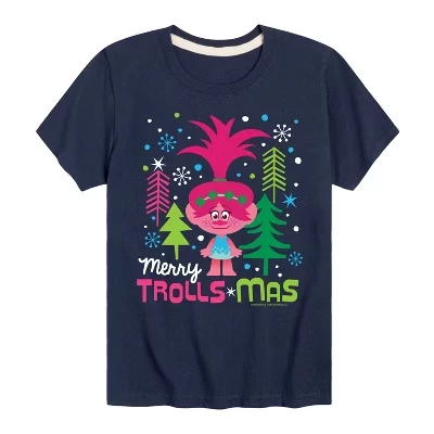 Футболка для мальчиков Trolls Poppy, синяя