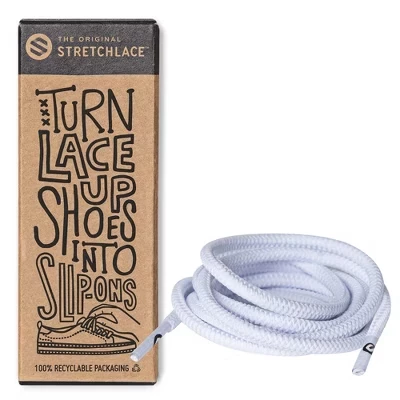 Эластичные шнурки The Original Stretchlace, белые