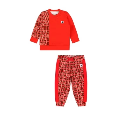 Для девочек комплект Mixed Up Clothing — свитшот и джоггеры, мультицветный