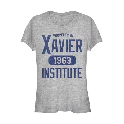 Женская футболка X-Men Xavier Institute, меланжевая