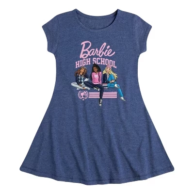 Платье для девочек Barbie High School Dolls, синее