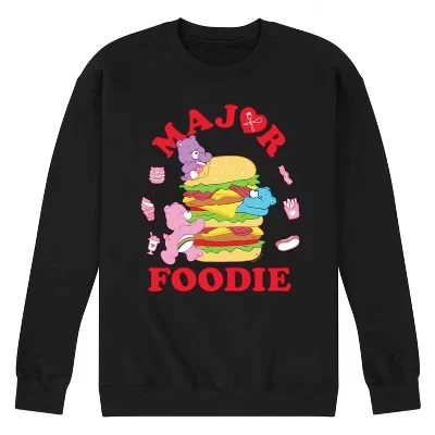 Мужской свитшот Care Bears Major Foodie, черный