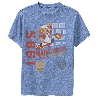 Футболка для мальчиков Super Mario Bros 1985 года выпуска в стиле Бокс-арт