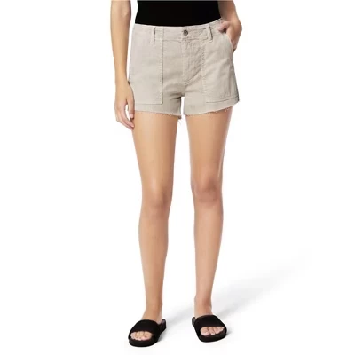 Повседневные джинсовые шорты Joe's Womens Cut Hem бежевого цвета