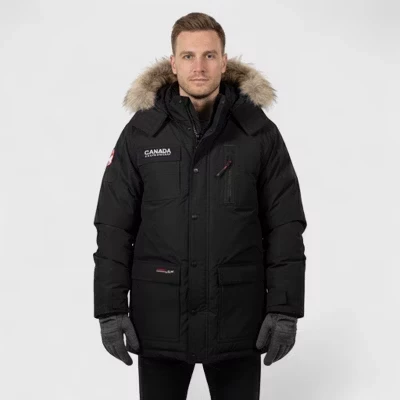 Мужская парка CANADA WEATHER GEAR Arctic, черная
