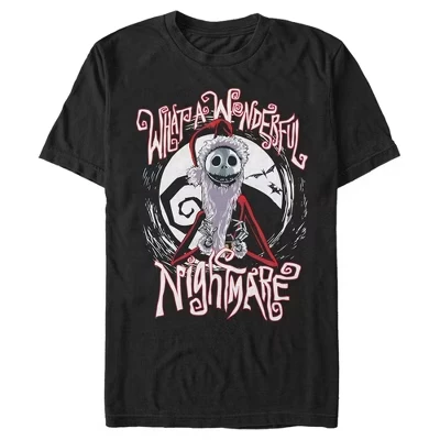Мужская футболка Jack Skellington Santa черного цвета