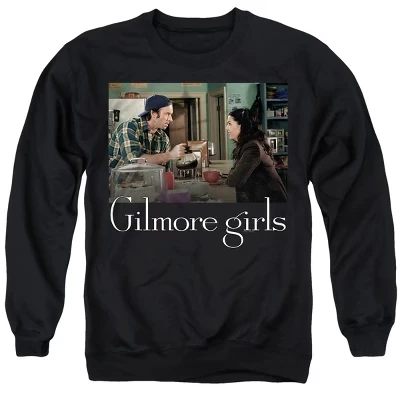 Мужской свитшот Gilmore Girls Lorelai and Luke, черный