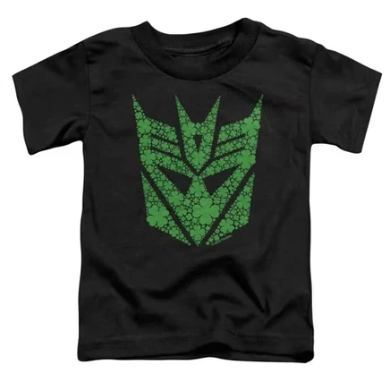 Футболка для мальчиков Transformers Decepticon с трилистником, черная