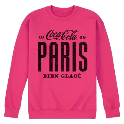 Мужская - - Флисовая толстовка Paris Bien Glace с графическим принтом пурпурного цвета