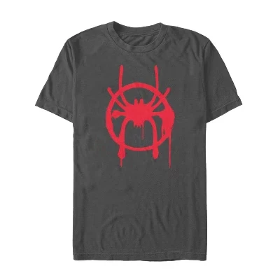 Мужская футболка с изображением Человека-паука: в символе Spider-Verse.