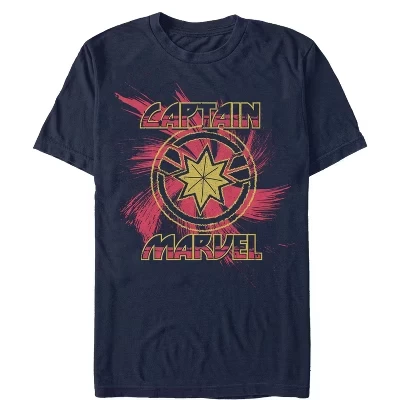Men's  Captain  Star Symbol Swirl T-Shirt