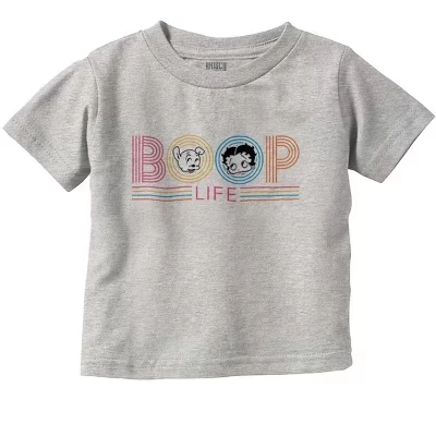 Boop Life Милая Бетти Пухленькая Очаровательная футболка для маленьких девочек лицензионного розового цвета