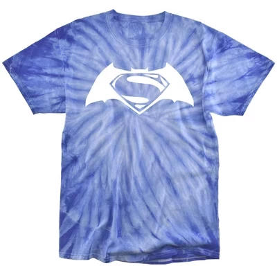 Мужская футболка с простым логотипом Tie Dye от V Superman, королевская монохромная