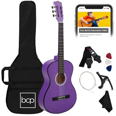 Акустическая гитара Best Choice Products 38″ комплект, фиолетовая