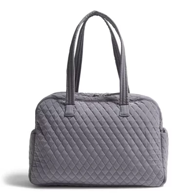 Женская сумка Vera Bradley Microfiber Weekender, серая